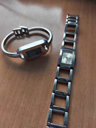 Relojes de pulsera plateado