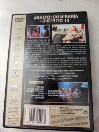 Asalto a la Comisaría del Distrito 13 DVD