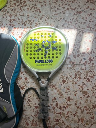 Pala de pádel Lobb Verek Break Titanio