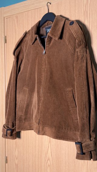 Chaqueta bomber pana Zara M