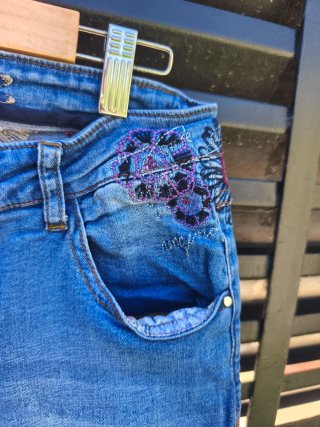 Pantalones vaqueros Desigual Talla S