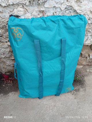 Tumbona Playa con bolsa mochila Turquesa