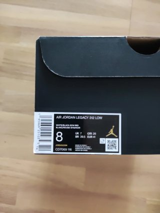 Air Jordan Legacy 312 Low Rojo/Blanco