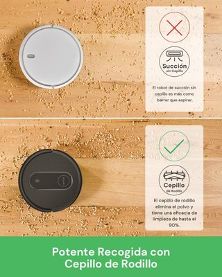 Vactidy robot aspirador y fregasuelos potente