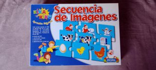 Lote 4 puzzles educativos +3 años