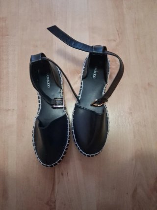 Zapatillas Esparto Negras