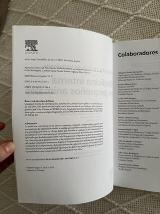 Medicina interna en pequeños animales: Manuales...