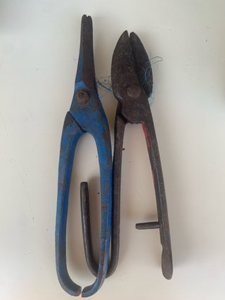 2 tijeras para cortar chapa