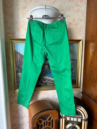 Pantaloni Benetton verdi dritti