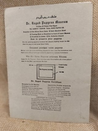 Papiro Egipcio Antiguo