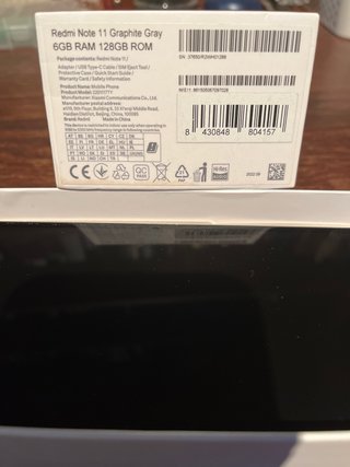 Xiaomi Redmi Note 11 128GB Grigio