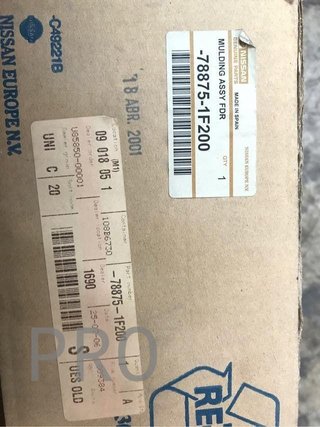 Moldura aletin trasero terrano