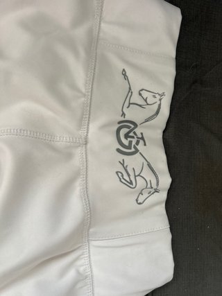 Mallas de concurso equitación blancas