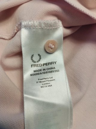Polo Fred Perry Rosa