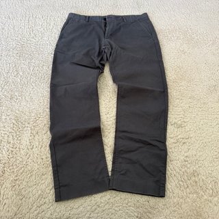 ZARA Man Vintage Chino Pants Navy Blue Size 44