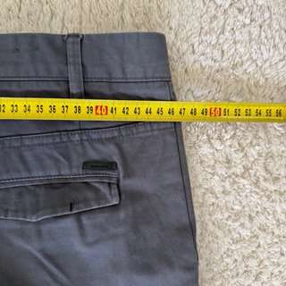 ZARA Man Vintage Chino Pants Navy Blue Size 44