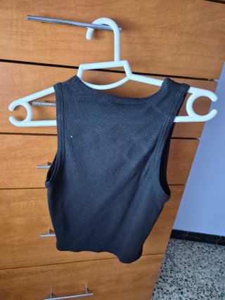 Camiseta tirantes Bershka Negra Talla L