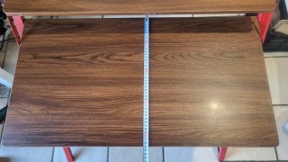 Escritorio plegable, The Masie, metal y madera
