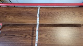 Escritorio plegable, The Masie, metal y madera