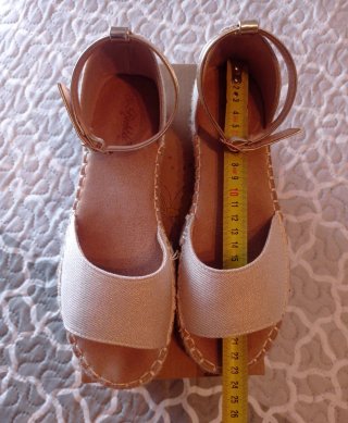 Sandalias Bubble Kids esparto beige/dorado