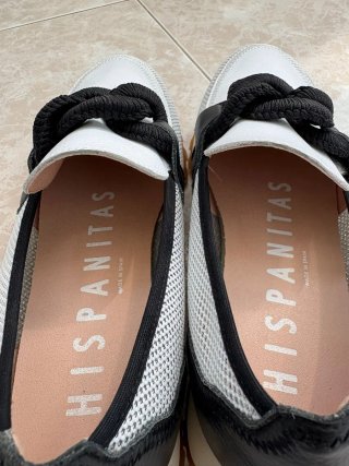 Zapatillas Hispanitas Blancas y Negras
