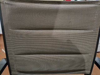 2 Sillas de Exterior Metal y Tela