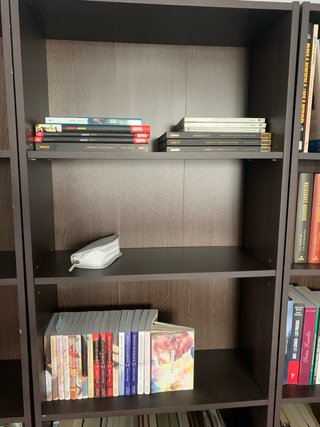 5 estanterías librería