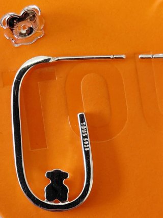 Pendientes Tous Oso Plata