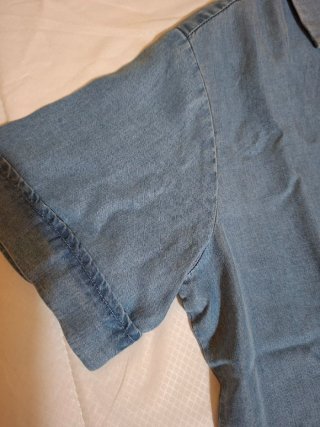 Blusa Benetton Mujer Azul