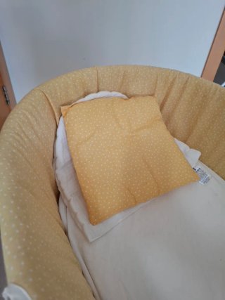 Moisés cuna con colchón y accesorios