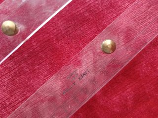 Regla paralela náutica vintage