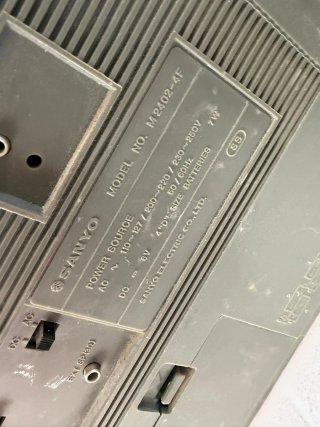 Radio Casete Sanyo M2402-4F