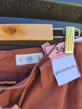 Pantalones anchos marrones talla 36