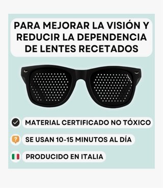 Bates Pinhole Glasses Made in Italy