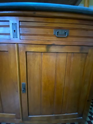 Aparador vintage madera y mármol