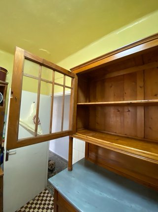 Aparador vintage madera y mármol