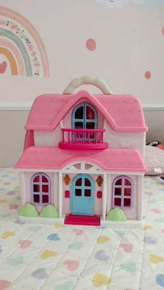 Casa de Juguete Plegable Rosa