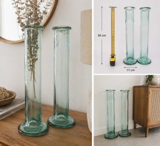Jarrones de vidrio soplado - Decoración