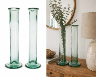 Jarrones de vidrio soplado - Decoración