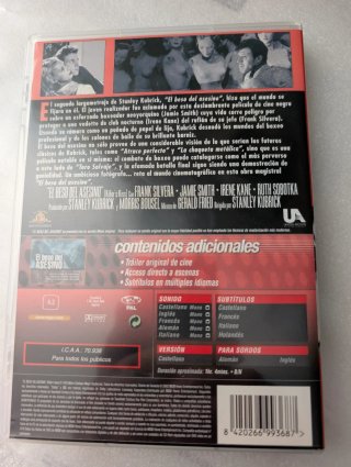 DVD El Beso del Asesino (Killer's Kiss)