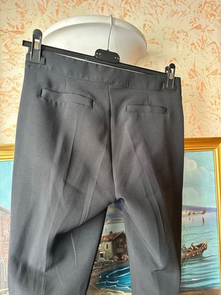 Pantaloni neri dritti Made in Italy