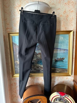 Pantaloni neri dritti Made in Italy