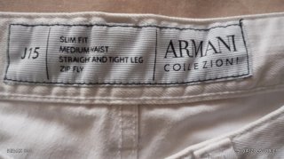 Pantalón vaquero Armani blanco