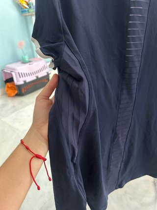 Polo concurso azul marino y blanco Talla Xs