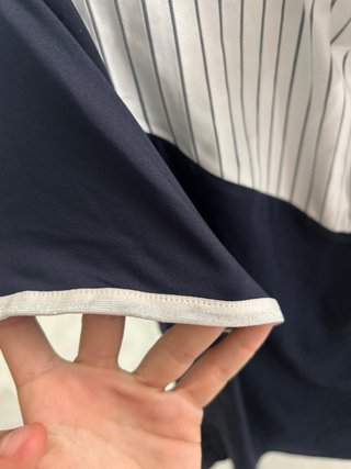 Polo concurso azul marino y blanco Talla Xs