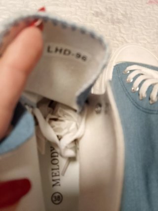 Botas azules talla 38 plataforma