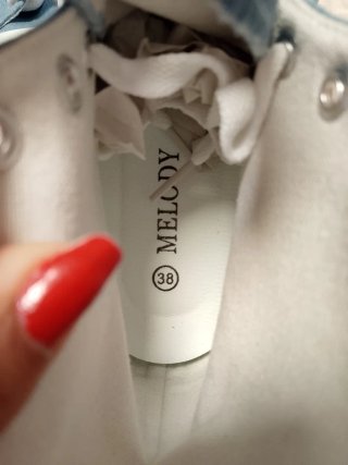 Botas azules talla 38 plataforma