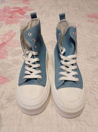 Botas azules talla 38 plataforma