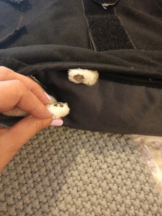 Sacos gemelares gris y beige