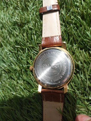 Reloj SMART Cuarzo Marrón y Dorado